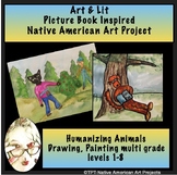 Native American Art Project-  Reading Extension for  Bowwo
