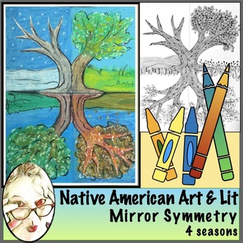Preview of Still This Love Goes On: Cree/Metis Book Inspired Art- Trees in 4 Seasons