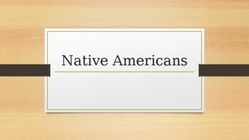 Preview of Native American Artifacts PowerPoint CKLA Grade 3