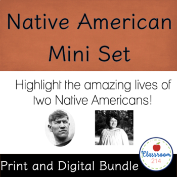 Preview of Famous Native American Reading Passages Mini Bundle