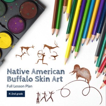 hver dag gård Imidlertid Native American Buffalo Skin Art Lesson Plan by Artistically Inclined