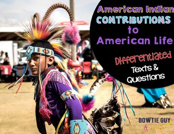 Preview of Native American Contributions to American Culture Reading Passages