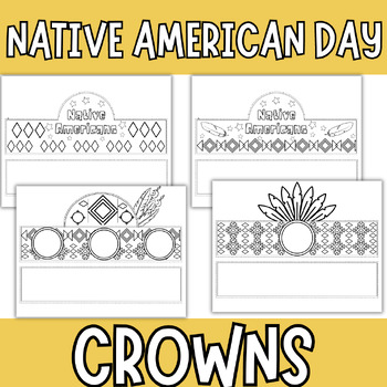 Preview of Native American Crown Crafts Crowns- Headband Hat | Native American Predictions