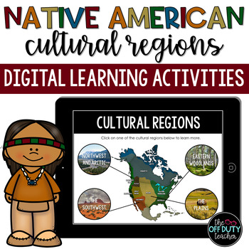 Preview of Native American Cultural Regions Digital Activities (Google Slides, PowerPoint)