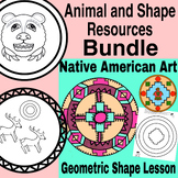 Native American Inspired Resources For Art. Animals, Shape
