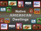 Native American Dwellings (50 slides on history w/ handout