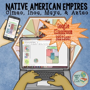 Preview of Native American Empires Google and OneDrive Edition Distance Learning