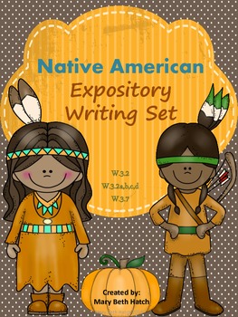 Preview of Native American Expository Writing Set