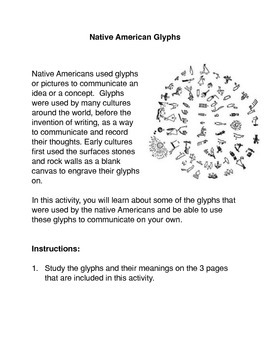 Preview of Native American Glyphs