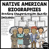 Native American Heritage Biographies Reading Comprehension