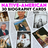 Native American Heritage Biography Cards (Daily Routine)