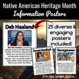 Native American Heritage Month - 25 Information Posters fo