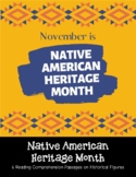 Native American Heritage Month ✰✰✰(6 Reading Comprehension