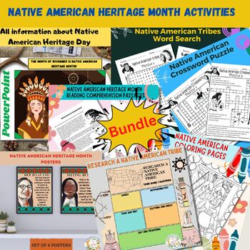 Preview of Native Americans Activities Bundle - Indigenous Peoples Day