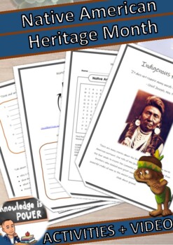 Preview of Native American Heritage Month | Activities + Video + Debate | For Kids