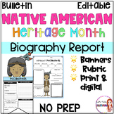 Native American Heritage Month Biography Research - Google
