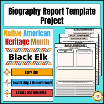 Preview of Native American Heritage Month | Biography Research Project Black Elk