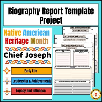 Preview of Native American Heritage Month | Biography Research Project  Chief Joseph