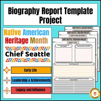 Preview of Native American Heritage Month | Biography Research Project Chief Seattle