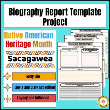 Preview of Native American Heritage Month | Biography Research Project Sacagawea