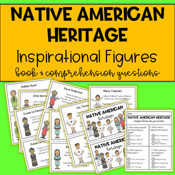 Preview of Native American Heritage Month Book and Comprehension Questions