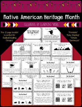 Preview of Native American Heritage Month Booklet