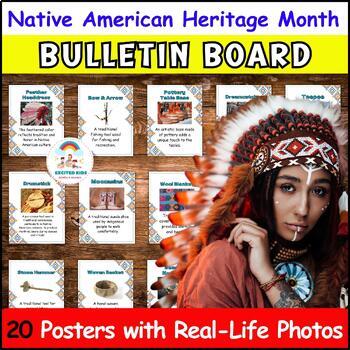 Preview of Native American Heritage Month Bulletin Board, 20 Indigenous Peoples Day Symbols