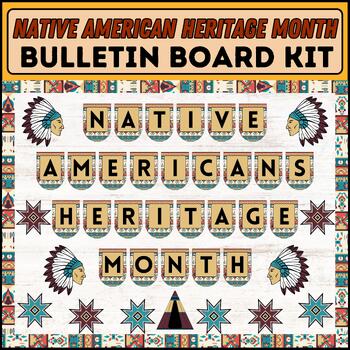 Preview of Native American Heritage Month Bulletin Board Kit - Door Decorations Educational