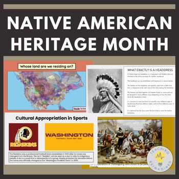Preview of Native American Heritage Month Bundle | 4 LESSONS | Indigenous | Thanksgiving