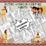 Native American Heritage Month Coloring Pages | 20 Colorin