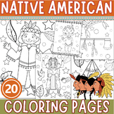 Native American Heritage Month Coloring Pages  | indigenou