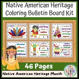 Native American Heritage Month Coloring Poster and Colorin