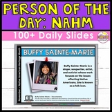 Native American Heritage Month Daily Slides - Person of th