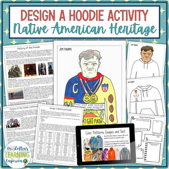 Preview of Native American Heritage Month Design a Hoodie Activity Project