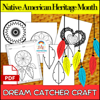 Preview of Native American Heritage Month Dream Catcher Craft | Indigenous Peoples Day