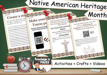 Preview of Native American Heritage Month | English + Spanish