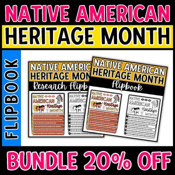 Preview of Native American Heritage Month Flipbooks Bundle