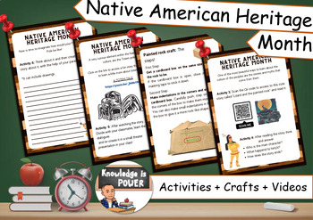 Preview of Native American Heritage Month | For Kids | English + Spanish