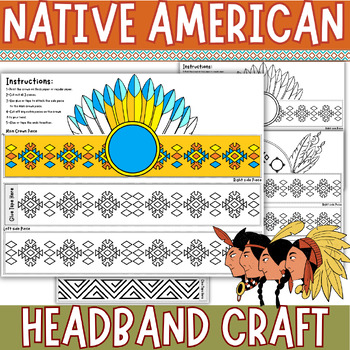 Preview of Native American Heritage Month Headband Craft: Create Your Own Feather Crown