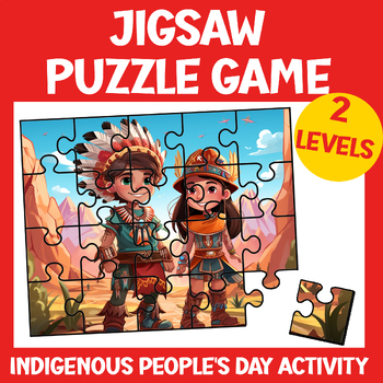 Preview of Native American Heritage Month Jigsaw Puzzle Game | Indigenous People's Day Acti