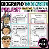 Native American Heritage Month Leaders Biography Research 