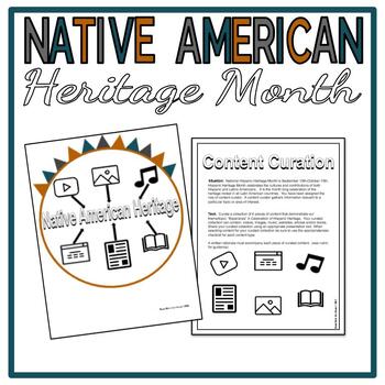 Preview of Native American Heritage Month | Middle High Grades Project