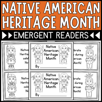 Preview of Native American Heritage Month Mini Book for Emergent Readers