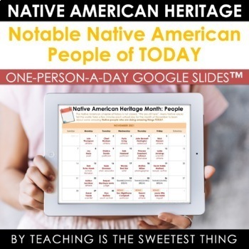 Preview of Native American Heritage Month People of TODAY
