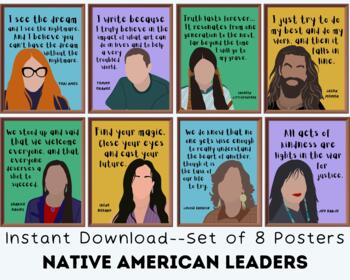 Preview of Native American Heritage Month Posters, Indigenous Peoples Day, Classroom Decor