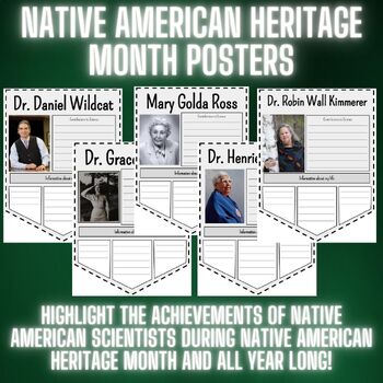 Preview of Native American Heritage Month Posters - STEM