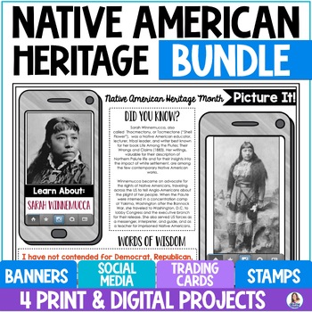 Preview of Native American Heritage Month Projects  - 4 Native American Heritage Activities