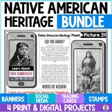 Native American Heritage Month Projects  - 4 Native Americ