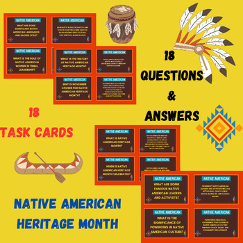 Preview of Native American Heritage Month Task Cards: Uncover, Embrace, and Respect