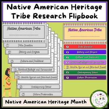 Preview of Native American Heritage Month Tribe Research Flipbook
